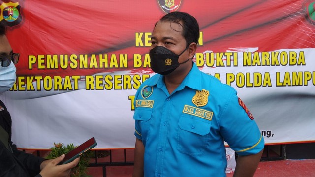 Per 2021, Ribuan Tersangka Penyalahgunaan Narkotika Diungkap Polda Lampung (1)