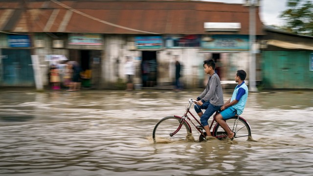 Ilustrasi banjir yang merupakan fenomena alam tahunan di Indonesia. Sumber foto : Pixabay