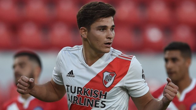 Pemain River Plate dan Timnas Argentina, Julian Alvarez. Foto: Getty Images