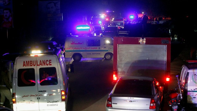 Ilustrasi ambulans Palestina. Foto: Aziz Taher/REUTERS