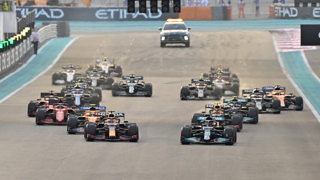 GP F1 Abu Dhabi di Sirkuit Yas Marina. Foto: Andrej Isakovic/AFP