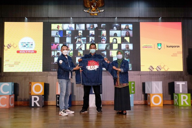 Acara peluncuran Local Content Creator Solo 2021 di Balai Kota Surakarta, Sabtu, 11 Desember 2021. Foto: Indosat Ooredoo