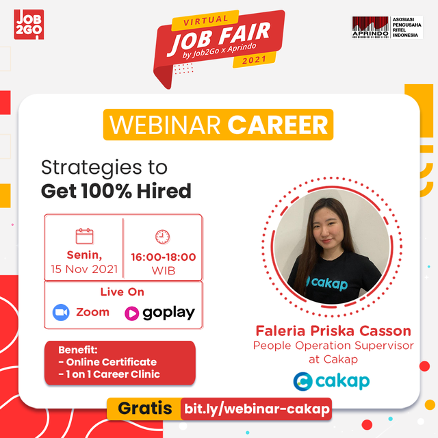 Memahami "Curriculum Vitae" Lebih dalam Melalui Webinar Virtual Job Fair 2.0