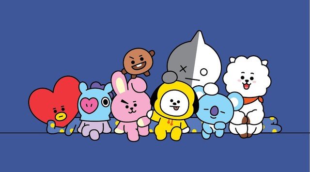 Karakter BT21 Foto: Koreaboo