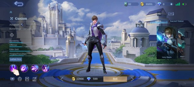 Hero Gusion di Mobile Legends. (Foto: Mobile Legends)