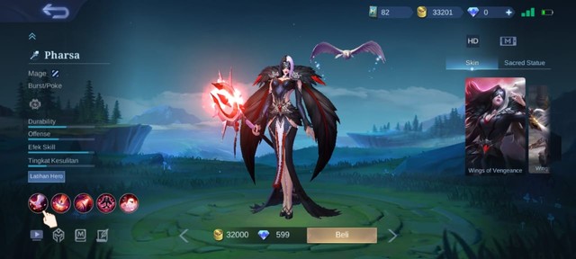 Hero Pharsa di Mobile Legends. (Foto: Mobile Legends)