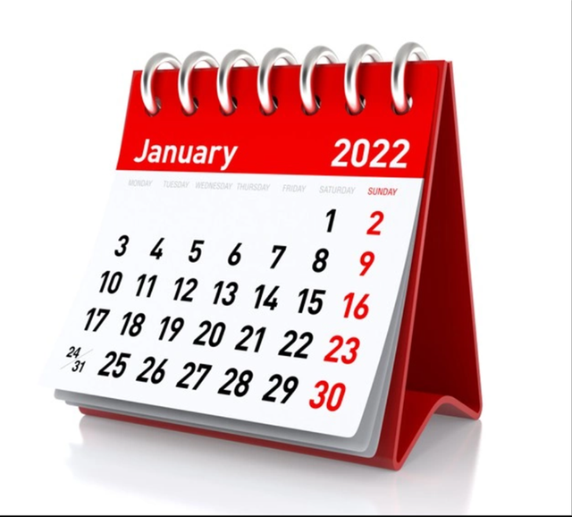 Bulan januari 2022 kalender islam