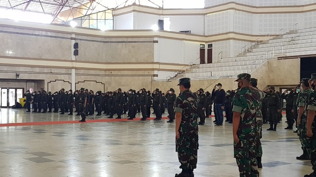 Peringatan Hari Bela Negara di Universitas Pembangunan Nasional ‘Veteran’ Yogyakarta (UPNVY). Foto: Birgita/Tugu Jogja