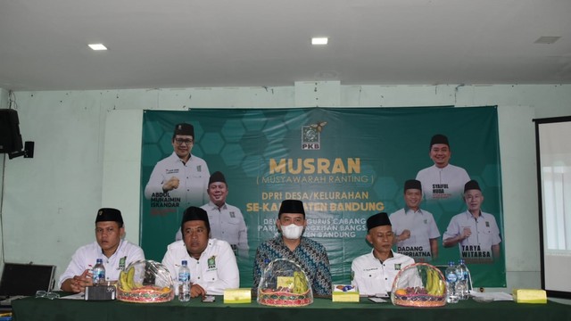 DPC PKB Kabupaten Bandung menggelar musyawarah ranting serentak Foto: Dok. Istimewa