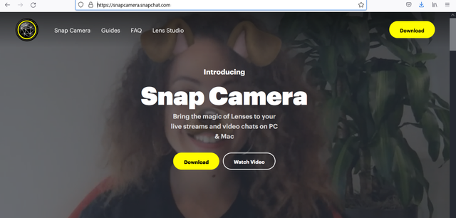 cara setting snap camera di zoom