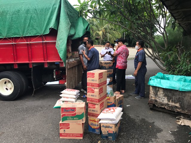 Bantuan Logistik Berupa Bahan Pangan 