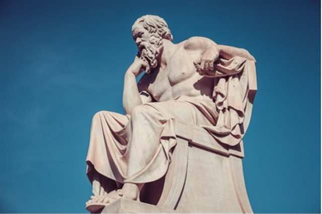 Foto gambar Socrates. (Sumber: Shutterstock).