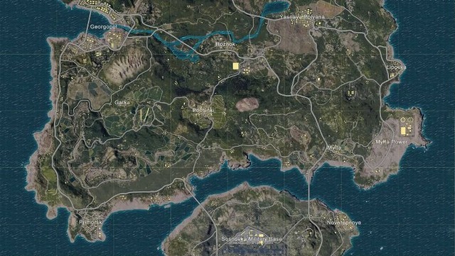 Map PUBG Mobile (Sumber:Tencent Games)