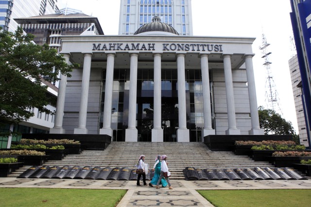 Ilustrasi gedung Mahkamah Konstitusi. Foto: Aditia Noviansyah