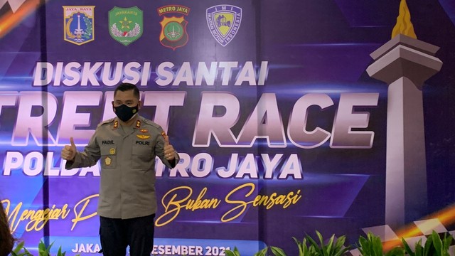 Kapolda Metro Jaya Irjen Pol Fadil Imran hadiri diskusi Street Race di Balai Pertemuan PMJ, Jakarta Selatan. Foto: Mirsan Simamora/kumparan