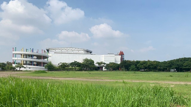 Tempat dibangun Jakarta International E-Prix Circuit (JIEC) di Ancol, Jakarta Utara, Rabu (22/12). Foto: Haya Syahira/kumparan