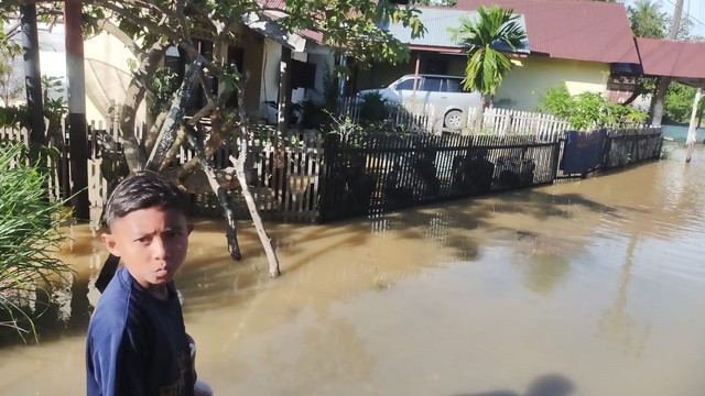 Banjir Meluas di Aceh Barat, 8 Kecamatan Tergenang (63913)
