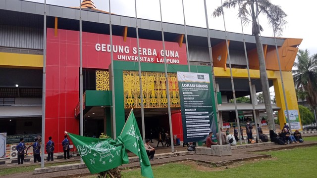 Lokasi Muktamar NU di GSG Unila, Kamis (23/12) | Foto : Sidik Aryono/Lampung Geh