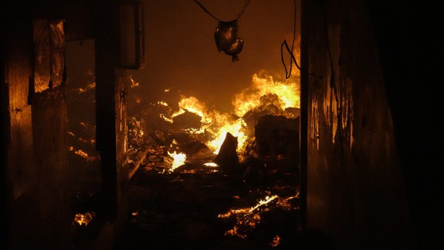 Ilustrasi kebakaran. Foto: ANTARA FOTO/Idhad Zakaria