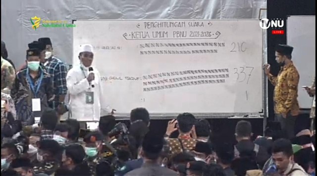 Peroleh 337 Suara, Yahya Cholil Resmi Terpilih Sebagai Ketum PBNU 2021-2026 (1)