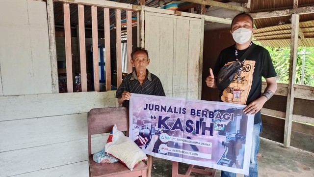 PT Trinusa Dharma Utama menggelar kegiatan sosial bertema 'Berbagi Kasih' di Morowali Utara, Sulawesi Tengah. Foto: Istimewa