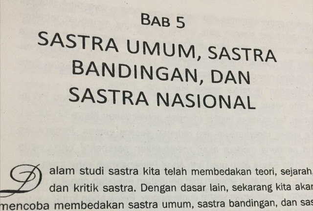 Foto ini saya dapat melalui kamera handphone saya dengan memotret isi dari buku Teori Kesusastraan karya Rene Wellek & Austin Warren. 