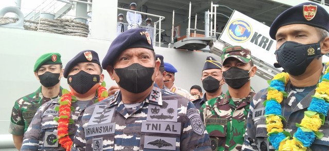 Panglima Koarmada 3 Laksamana Muda TNI Irvansyah, foto: Yanti/Balleo News