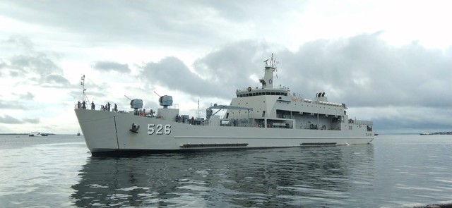 KRI Teluk Weda-526, foto: Yanti/Balleo News