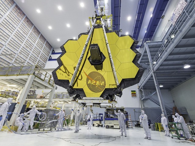 NASA berhasil meluncurkan Teleskop Luar Angkasa pada Sabtu lalu Foto: NASA