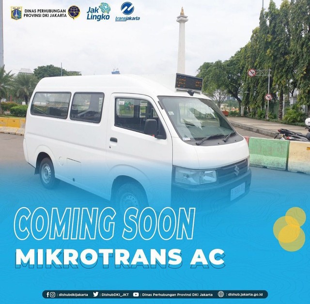 Mikrotrans ber-AC. Foto: dok. Dishub DKI Jakarta