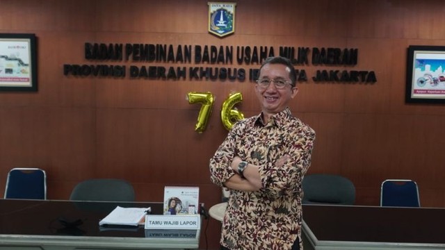 Direktur Operasional PT Transportasi Jakarta (TransJakarta) M Indrayana yang terpilih melalui Rapat Keputusan Para Pemegang Saham di Jakarta, Senin (27/12/2021). Foto: ANTARA/HO-PT TransJakarta