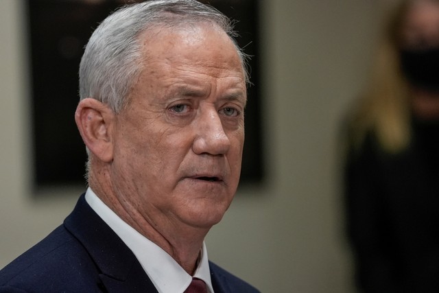 Menteri Pertahanan Israel Benny Gantz. Foto: Ken Cedeno/REUTERS