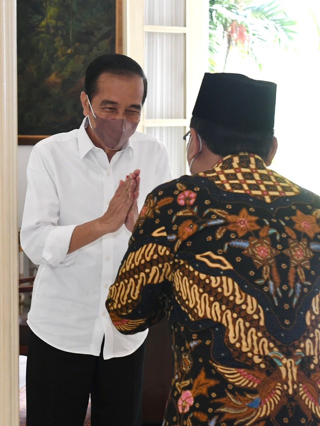 Presiden Joko Widodo terima kunjungan Gus Yahya di Istana Kepresidenan Bogor. Foto: Kris/Biro Pers Sekretariat Presiden