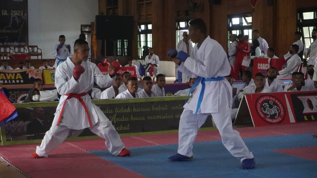 Kejuaraan Bela Diri 2021 PSHT dan Karate Yonif Para Raider 502 Ujwala Yudha. Foto: dok