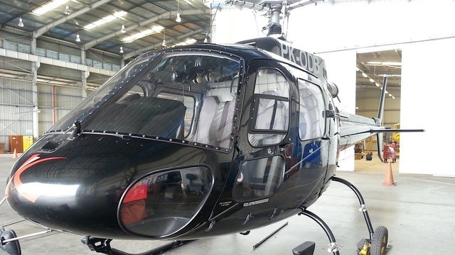 Helikopter PK-ODB memiliki sayap putar dengan maksimum ketinggian hingga 7010 meter. Foto: Airfast Indonesia