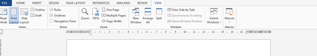 Cara Memunculkan Garis Grid Pada Tampilan Layar Kerja Microsoft Word