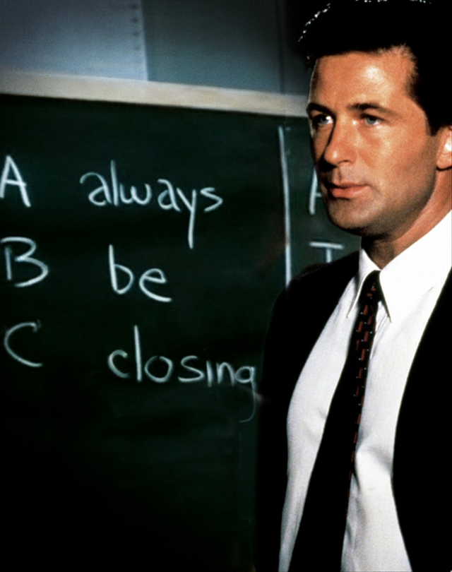 "Always be closing". Disadur dari: Quotesgram.com