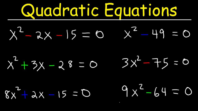 Fungsi kuadrat adalah fungsi yang memiliki pangkat maksimumnya adalah dua. Foto: The Organic Chemistry Tutor