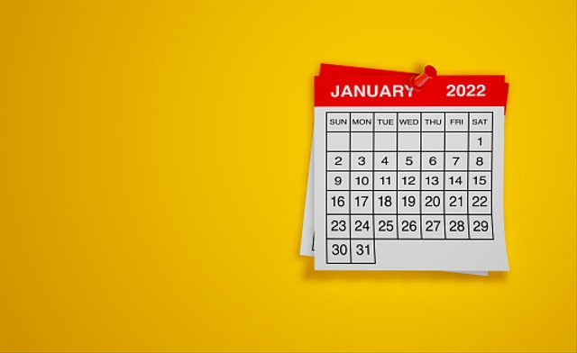 2022 januari hari besar Daftar Hari