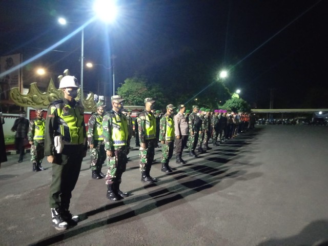 Pengamanan Tahun Baru, Satgas Gabungan Bandar Lampung Cek Titik Rawan Kerumunan (1)