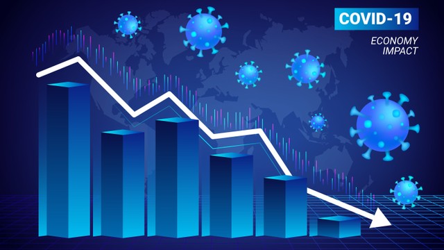 Ilustrasi deflasi akibat covid-19 (sumber : freepik.com)