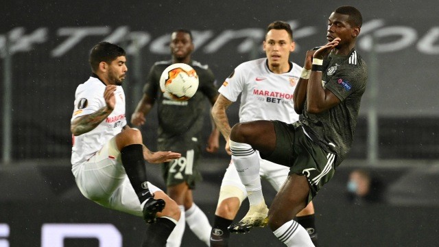 Laga Sevilla vs Manchester United. Foto: Martin Meissner/REUTERS