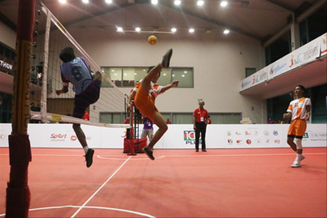 Pertandingan Sepak Takraw. (Foto: flickr.com/SingaporeSportsCouncil)