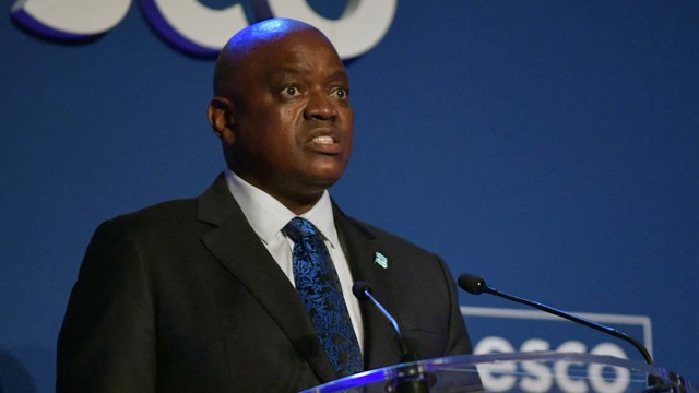 Presiden Botswana Mokgweetsi Masisi. Foto: JULIEN DE ROSA/AFP