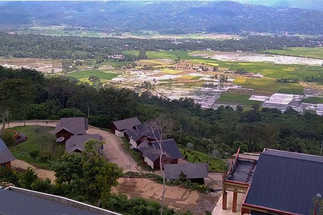 Salah satu kawasan wisata Bukit Chinangkiek Solok, Sumatera Barat. Foto: dok Langkan/Kumparan