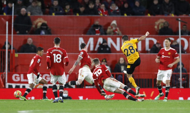 Manchester United vs Wolves. Foto: REUTERS/Phil Noble
