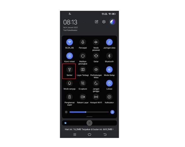Cara Menyalakan Senter Hp Pakai Aplikasi Ini