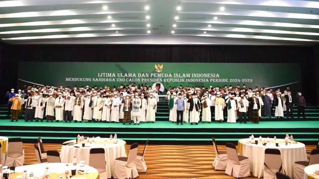 Forum Ijtima Ulama mendeklarasikan dukungan kepada Sandiaga Uno maju sebagai calon presiden (Capres) di 2024. Foto: Dok. Istimewa