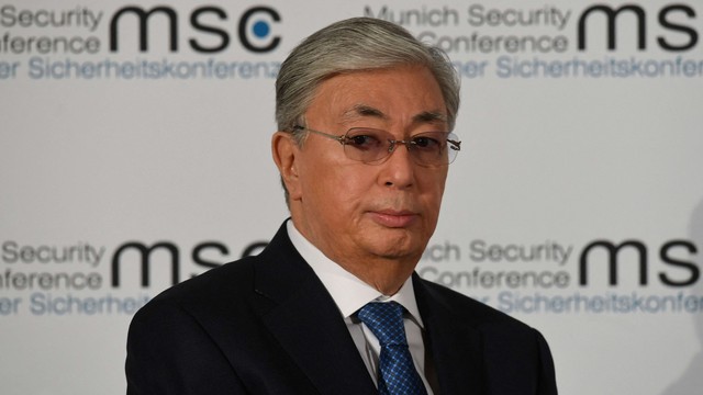 Presiden Kazakhstan, Kassym-Jomart Tokayev. Foto: Christof Stache/AFP