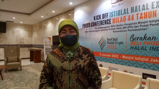 Siti Aminah, M.Pd.I, Kepala pada Pusat Kerja Sama dan Standardisasi Halal Badan Penyelenggara Jaminan Produk Halal Kementerian Agama  Foto: Destihara Suci Milenia/Kumparan